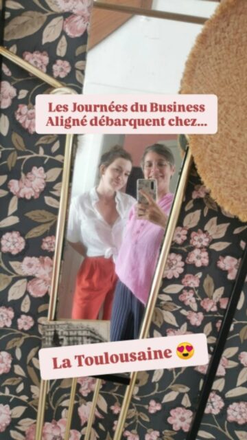 Retrouve le programme de la prochaine Journée du Business Aligné via le lien de notre bio @alignerviepro 👆
Pour découvrir @la_toulousaine_maison contacte Marie-Laetitia ❤️
Reste connectée à nos deux comptes pour recevoir nos actualités.
Belle journée !
Ellen & Barbara,
Team Aligner Vie pro ☀️