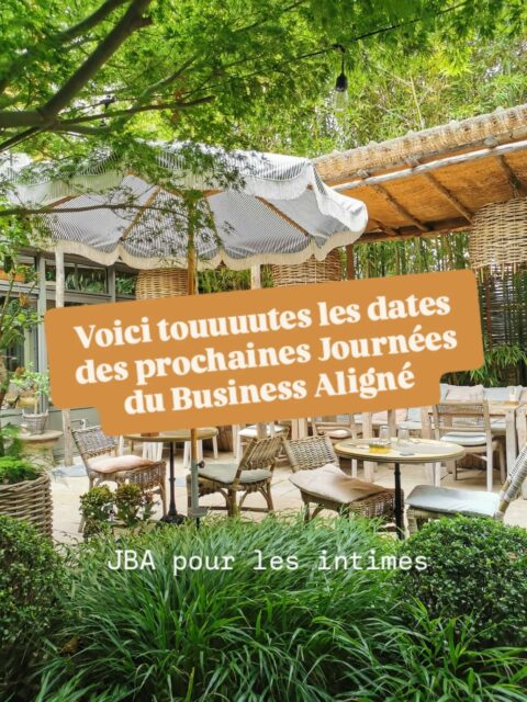 Prends ton agenda, voici les dates 👇
17 Novembre 2025 
19 Janvier 2026
16 Mars 2026
18 Mai 2026
6 Juillet 2026
Tu remarquera que ce sont toujours des lundis (on te dit pourquoi sur la page du programme 😉).
Chaque date à un thème particulier en lien avec les centres énergétiques de l'entreprise (si tu es déjà venue tu sais de quoi je parle, sinon, viens le découvrir 😁).
Par exemple le lundi 17 Novembre ça sera le thème du développement commercial 🔥
Cliques sur le lien dans la bio (tu sais le blabla en haut de chaque profil 😁) pour accéder à la billetterie.
⚠️Seulement 14 places par dates.
Nous avons trouvé le lieu idéal pour nos JBA : @la_toulousaine_maison ❤️
Une jolie maison accessible en tram quartier Ancely 🚊
Si tu as des questions, nous sommes là !
Bises,
Ellen & Barbara,
Team Aligner Vie pro ☀️