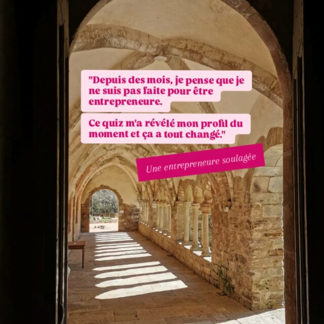 Elle nous a avouée être bluffée par la lecture de son profil.
Pas de jugement, pas de fatalité, juste une photographie à l'instant t de ce qu'elle vit profondément.
Elle a arrêté de s'autoflageller, de se comparer et de se faire des nœuds au cerveau.
Elle a compris que ce qu'elle vivait n'était qu'une étape.
Une étape normale dans la vie d'une entrepreneure et que celle ci pouvait être dépassée avec une stratégie toute simple.
Parce qu'en plus de lui avoir permis de clarifier sa situation, ce quiz offre également des leviers puissants de transformation en fonction de chaque profil.
🎁 Quiz offert jusqu'à demain
⏳ 5' top chrono
🤯 Prises de consciences garanties
Hâte de lire ton retour 😁
Ellen & Barbara,
Team Alignée & illimitée ☀️