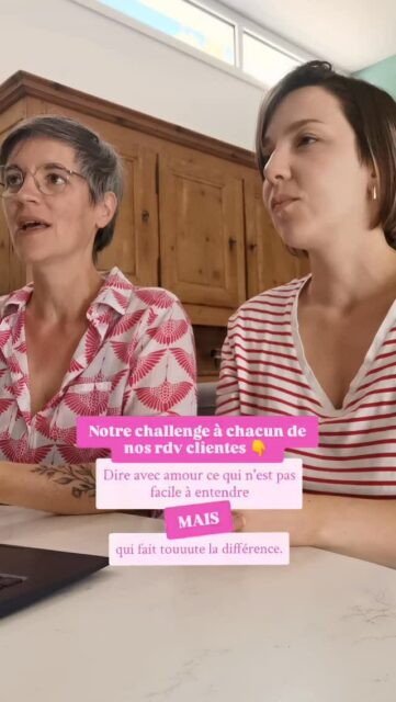 🎬 En direct des coulisses d'Aligner Vie pro. 

Aujourd'hui, on te partage un point essentiel, le positionnement pour faciliter le passage à l'action.

On entends souvent parler procrastination mais pas assez de posture entrepreuneuriale ni de maîtrise de son environnement... Pour nous ce sont des points essentiels lorsqu'on veut entreprendre ET s'écouter. 

Nous, c'est Ellen et Barbara, on casse les codes du business avec puissance et dérision ✨ 

Depuis plus de dix ans, nous accompagnons des centaines de femmes à :

- vivre de leur métier passion 

- être professionnellement libre

- entreprendre avec le cœur 

Grâce à des méthodes toutes simples qui ne te demandent pas de devenir influenceuse sur les réseaux.

Par contre,
si tu veux rejoindre une communauté d'entrepreneures alignées, tu es au bon endroit.  

Welcome ! 
Ellen & Barbara ☀️
