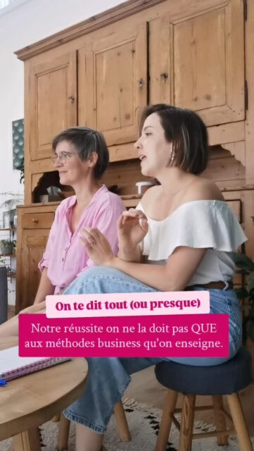 🎬 En direct des coulisses d'Aligner Vie pro. 

Aujourd'hui, on te partage un point essentiel, le nottoyage énergétique et quantique 🧹 

On entends souvent parler de procrastination mais pas assez de la cause... Pour nous se nettoyer énergétiquement c'est aussi important que de se laver les dents. 

Nous, c'est Ellen et Barbara, on casse les codes du business avec puissance et dérision. 

Mis à faire des vidéos pour nos clientes, cela fait 10 ans que nous accompagnons des centaines de femmes à :

🎉 vivre de leur métier passion 

✨ être professionnellement libre

❤️ entreprendre avec le cœur 

Grâce à des méthodes toutes simples qui ne te demandent pas de devenir influenceuse sur les réseaux.

Si tu veux arrêter de galèrer toute seule dans ton coin, tu es au bon endroit.  

Welcome ☀️