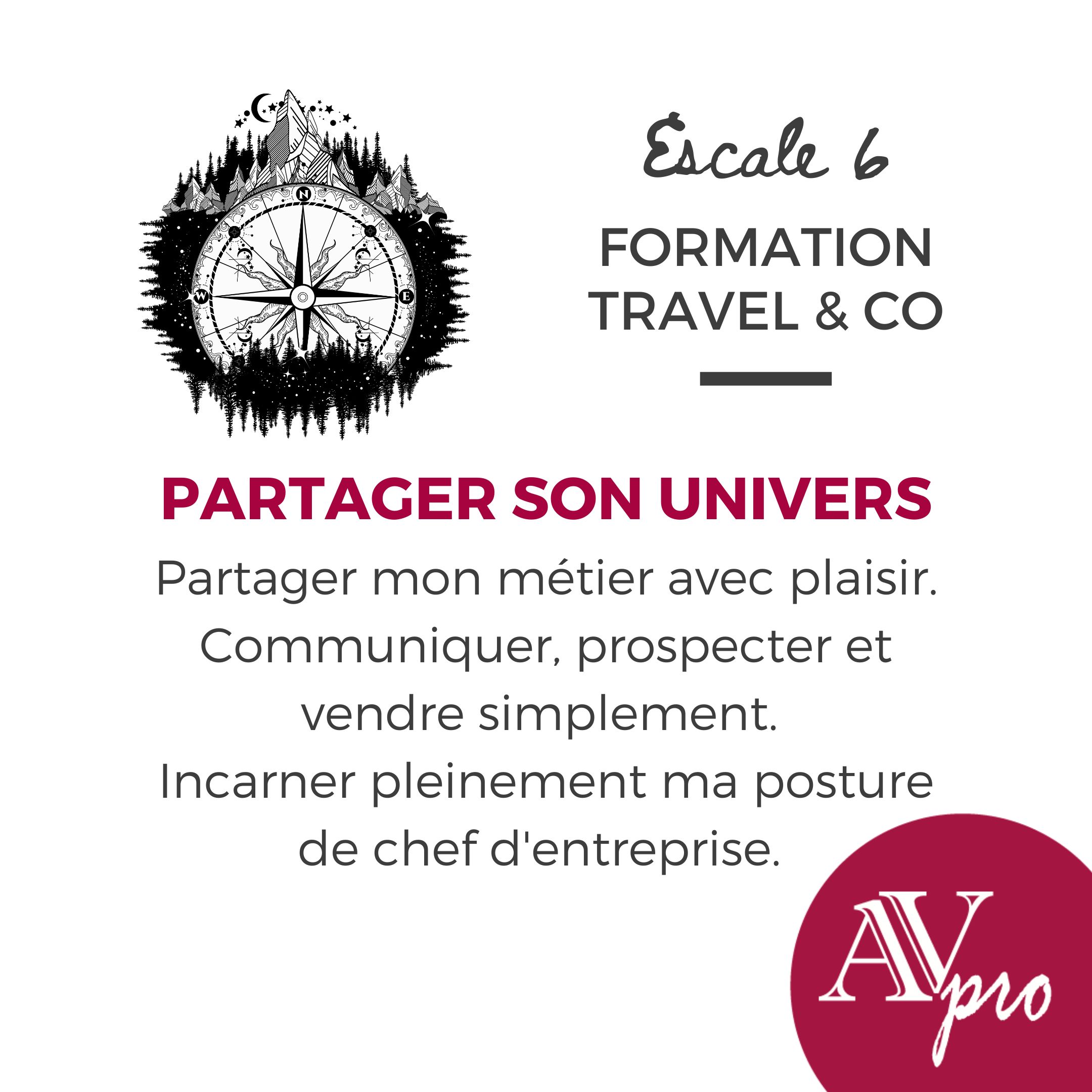 Partager son univers – formation Travel & Co #6