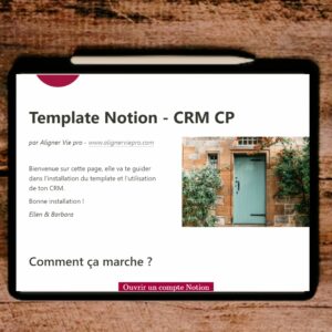 CRM Notion consultant patrimonial