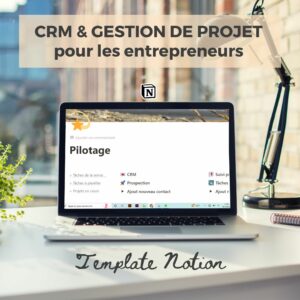 Template Notion CRM et gestion de projet